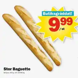 Pekås Stor Baguette, SEK 9.99 erbjuda