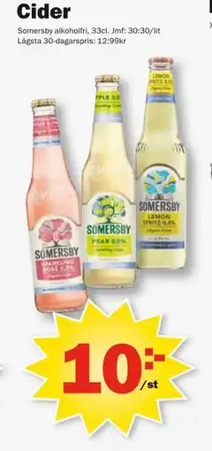 Pekås Cider, SEK 10 erbjuda