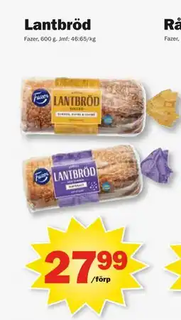 Pekås Lantbröd, SEK 27.99 erbjuda
