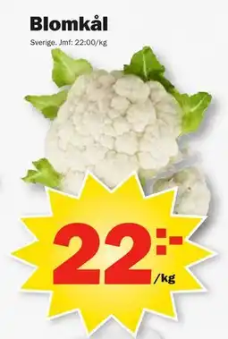 Pekås Blomkål, SEK 22 erbjuda