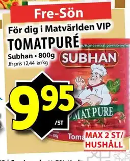 Matvärlden Tensta TOMATPURÉ, SEK 9.95 erbjuda