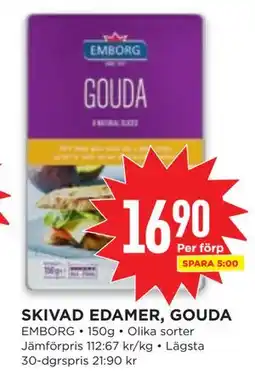 Willys SKIVAD EDAMER, GOUDA, SEK 16.9 erbjuda