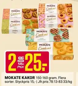 ÖoB MOKATE KAKOR, SEK 25 erbjuda