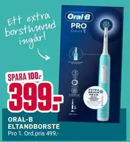 ÖoB ORAL-B ELTANDBORSTE, SEK 399 erbjuda