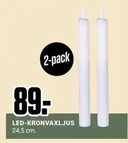 ÖoB LED-KRONVAXLJUS, SEK 89 erbjuda