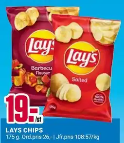 ÖoB LAYS CHIPS, SEK 19 erbjuda