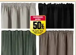 ÖoB Ljusdämpande gardiner erbjuda
