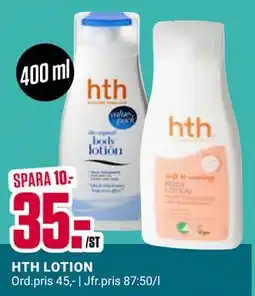 ÖoB HTH LOTION, SEK 35 erbjuda