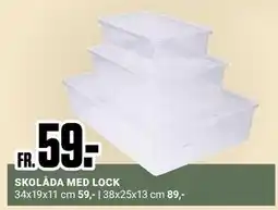 ÖoB SKOLÅDA MED LOCK erbjuda