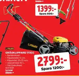 Jem&Fix GRÄSKLIPPARE 173CC, SEK 2799 erbjuda