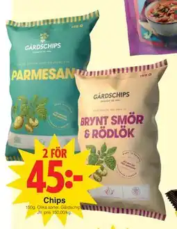 Matöppet Chips, SEK 45 erbjuda