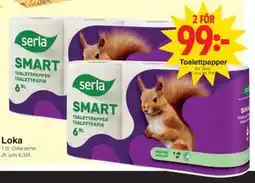 Matöppet Toalettpapper, SEK 99 erbjuda