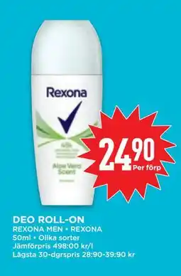 Willys DEO ROLL-ON, SEK 24.9 erbjuda