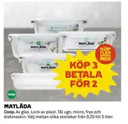Coop Daglivs MATLÅDA erbjuda