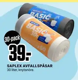 ÖoB SAPLEX AVFALLSPÅSAR, SEK 39 erbjuda