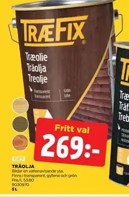 Jem&Fix TRÄOLJA, SEK 269 erbjuda