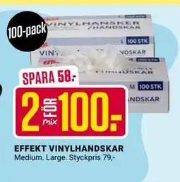 ÖoB EFFEKT VINYLHANDSKAR, SEK 100 erbjuda