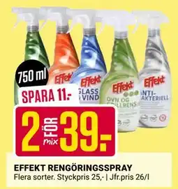ÖoB EFFEKT RENGÖRINGSSPRAY, SEK 39 erbjuda