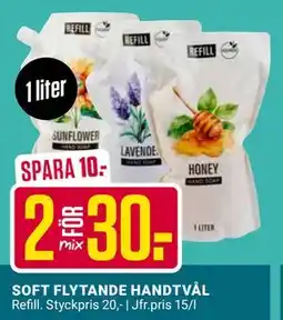 ÖoB SOFT FLYTANDE HANDTVÅL, SEK 30 erbjuda
