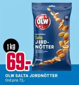 ÖoB OLW SALTA JORDNÖTTER, SEK 69 erbjuda