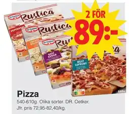 Matöppet Pizza, SEK 89 erbjuda