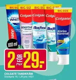 ÖoB COLGATE TANDKRÄM, SEK 29 erbjuda