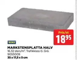 Jem&Fix MARKSTENSPLATTA HALV, SEK 18.95 erbjuda