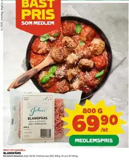 Coop Daglivs BLANDFÄRS, Medlemspris erbjuda