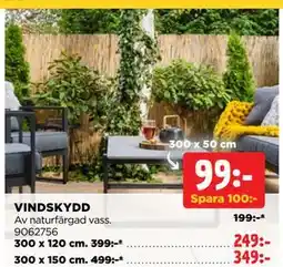 Jem&Fix VINDSKYDD erbjuda