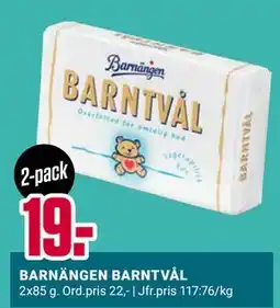 ÖoB BARNÄNGEN BARNTVÅL, SEK 19 erbjuda