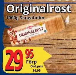 Supergrossen Originalrost, SEK 29.95 erbjuda