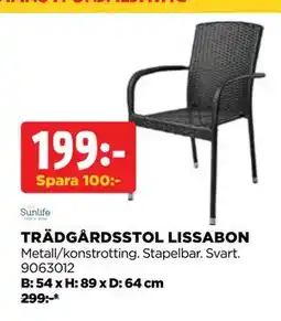 Jem&Fix TRÄDGÅRDSSTOL LISSABON, SEK 199 erbjuda
