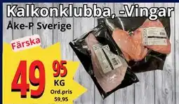 Supergrossen Kalkonklubba, -Vingar, SEK 49.95 erbjuda