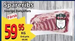 Supergrossen Spareribs, SEK 59.95 erbjuda