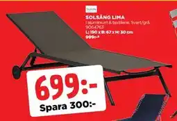 Jem&Fix SOLSÄNG LIMA, SEK 699 erbjuda