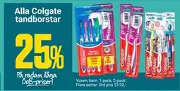 ÖoB Alla Colgate tandborstar erbjuda