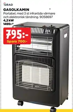 Jem&Fix GASOLKAMIN, SEK 795 erbjuda
