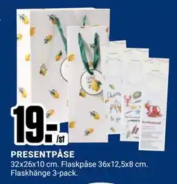 ÖoB PRESENTPÅSE, SEK 19 erbjuda