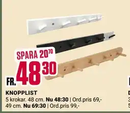 ÖoB KNOPPLIST erbjuda