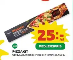 Coop Daglivs PIZZAKIT, Medlemspris erbjuda