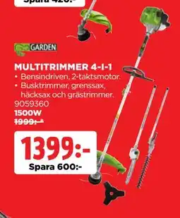 Jem&Fix MULTITRIMMER 4-I-1, SEK 1399 erbjuda