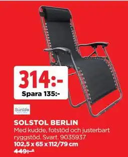 Jem&Fix SOLSTOL BERLIN, SEK 314 erbjuda