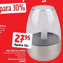 Jem&Fix SOLCELLSLAMPA, SEK 27.95 erbjuda