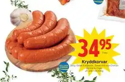 Matöppet Kryddkorvar, SEK 34.95 erbjuda