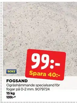 Jem&Fix FOGSAND, SEK 99 erbjuda