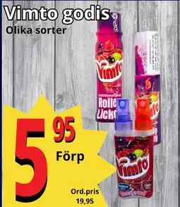Supergrossen Vimto godis, SEK 5.95 erbjuda