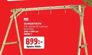 Jem&Fix GUNGSTATIV, SEK 899 erbjuda