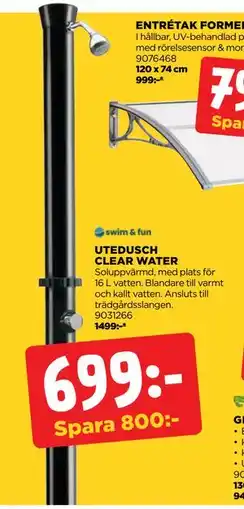 Jem&Fix UTEDUSCH CLEAR WATER, SEK 699 erbjuda