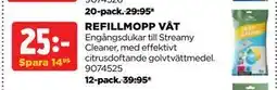 Jem&Fix REFILLMOPP VÅT, SEK 25 erbjuda