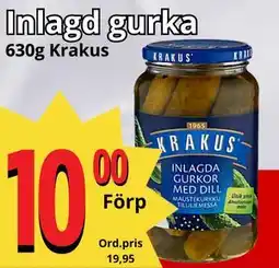 Supergrossen Inlagd gurka Krakus, SEK 10 erbjuda